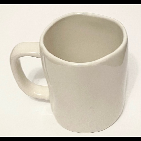 Rae Dunn BREAKFAST TEA Coffee Mug White Black LL by Magenta Farmhouse Pottery - Picture 6 of 12